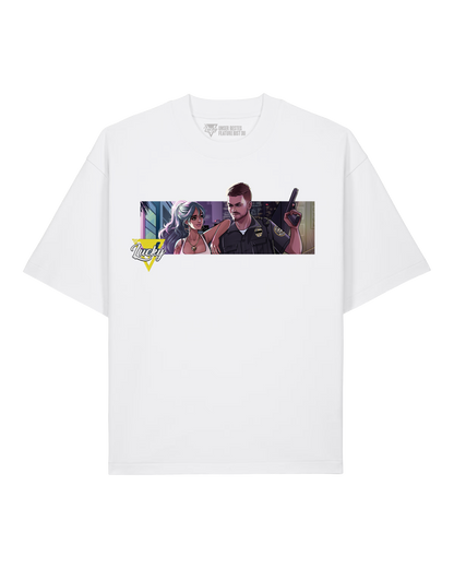 T-Shirt - LuckyV - White Version