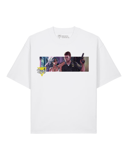 T-Shirt - LuckyV - White Version